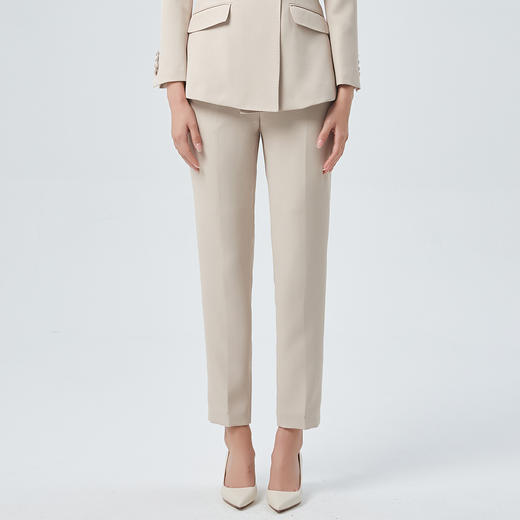 【上衣+裤子】罗蒙女士西装套装时尚气质OL简约垂顺抗皱西服两件套 商品图4
