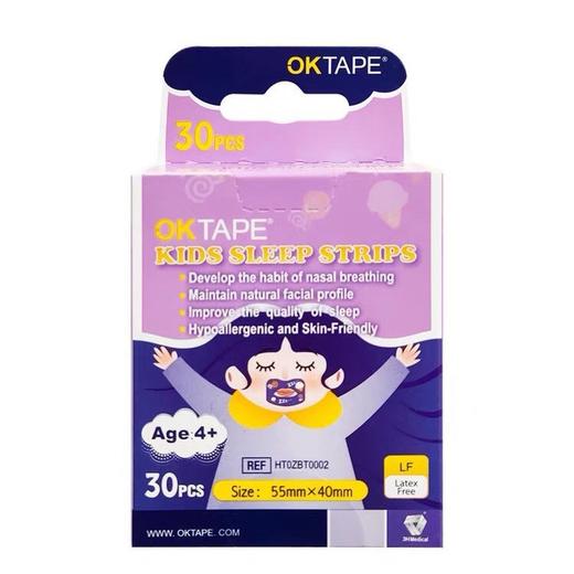 美国oktape嘴型帖睡觉防张嘴口呼吸矫正贴 ZT 商品图0