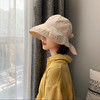 【气质款的渔夫帽！】日系蝴蝶结渔夫帽 春秋百搭 纯色宽檐 修饰脸型显脸小 韩版春夏防晒遮阳帽 商品缩略图3