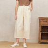 famecoco范可儿宽松休闲裤女春秋新款薄款纯棉弹力阔腿裤学生F223GA105 商品缩略图0