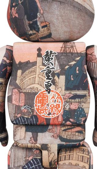 【预售】收藏系列 Be@rbrick 400%系列 浮世绘 歌川广重 商品图3