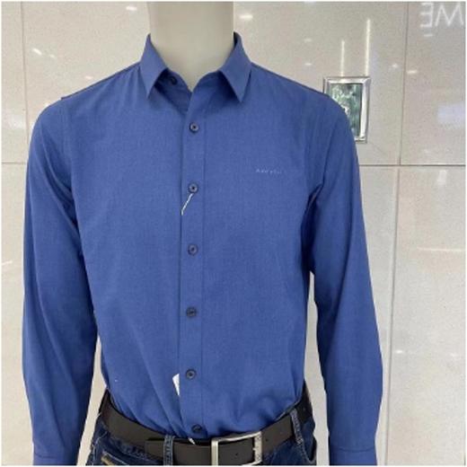 南4梦特娇男式衬衫，面料成份：52.6%粘纤44.7%聚酯纤维2.7%氨纶 商品图0