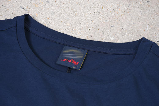 鲨鱼 鱼鳍弧形线条纯棉 圆领短袖T恤 特惠 PSS118 商品图6