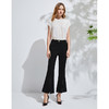 EITIE爱特爱春季新款洋气显瘦通勤百搭时尚开叉喇叭裤长裤女 商品缩略图1