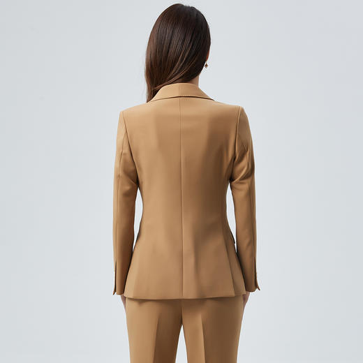 【上衣+裤子】罗蒙女士西服套装时尚青果领气质OL商务西装两件套女 商品图1
