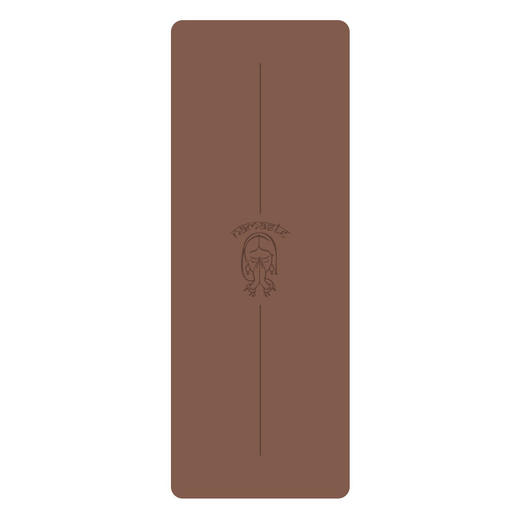 20色【防滑加厚5mm】PU天然橡胶瑜伽垫心灵妙语版专业运动健身舞蹈垫  JiaM 000  X01 商品图6