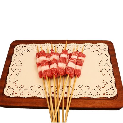 天牧牛方 国产原味牛肉烧烤串200g/袋(10串)冷冻 商品图5