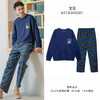 爱帝情侣睡衣休闲套头格纹长袖家居服 商品缩略图7