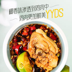 【已下架】可以喝的神仙水 把椰奶鸡餐厅开到家 20%生榨鲜椰肉+80%生榨纯椰子水、搭配每天鲜宰文昌鸡 当天订单当天鲜肉 | 大厨小主 鲜椰奶鸡4人份   [福利品]