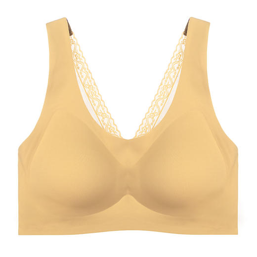 爱帝女士光面文胸无痕蕾丝美背式文胸 商品图9