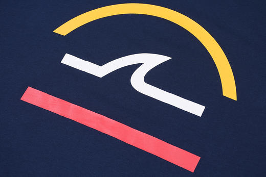 鲨鱼 鱼鳍弧形线条纯棉 圆领短袖T恤 特惠 PSS118 商品图11