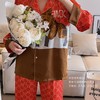 花洛HRLO潮牌熊熊家居服女2023新款夏季网红冰丝薄款卡通睡衣套装 商品缩略图4