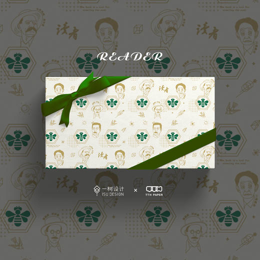 读者 读书系列 | 作家款包书纸礼品纸清新文化高颜值整卷包书皮 商品图3