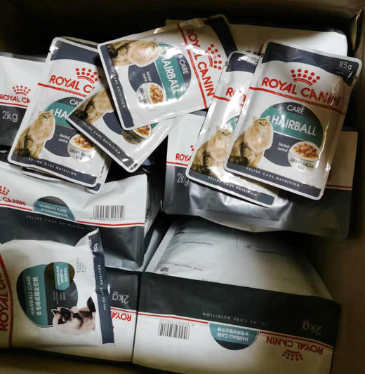 皇家室内成猫全价粮干粮0.4kg成年期去毛球猫粮湿粮（浓汤肉块）85g 商品图4