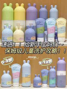 兔头妈妈保姆级儿童洗护攻略！新手妈妈收好～