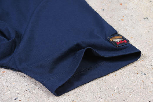 鲨鱼 鱼鳍弧形线条纯棉 圆领短袖T恤 特惠 PSS118 商品图8