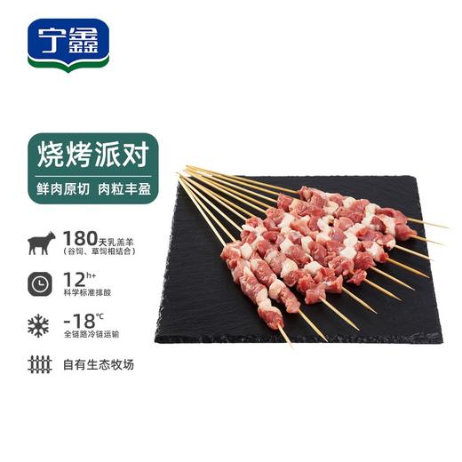 宁鑫 盐池滩羊 羔羊肉串240g（纯肉含量） 商品图0