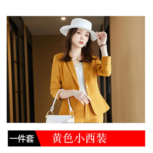 时尚气质，面试职业装西服西装外套正装套装高端工作服XZ-VV689 商品图6