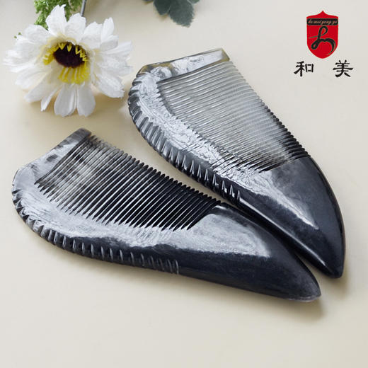 黑水牛 牛角梳 头皮按摩梳子 商品图0