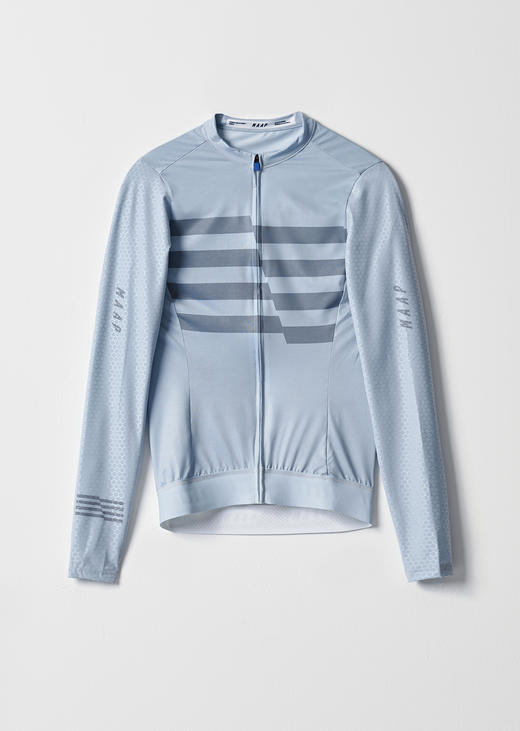 MAAP 女士 Emblem Pro Hex Jersey LS Vapor Blue 长袖骑行服 商品图1