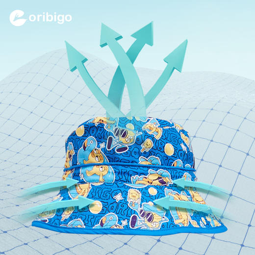 【清仓 不退换】Oribigo亲子款渔夫防晒帽 | 原创印花设计、舒适亲肤、柔软轻盈、有效防晒【HZ】 商品图1
