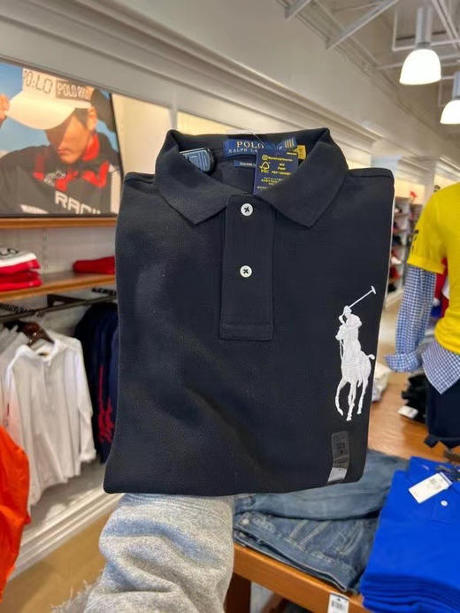 ￥550直邮到手！好多新色🌈RL Polo劳伦拉夫男士大马标Polo 衫 商品图4