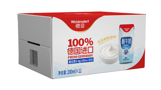 德亚原味酸奶200ML*12 整箱 YY 商品图0