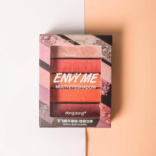 dongdong咚咚持久魅惑五色湿眼影不飞粉妆容立体 商品图0