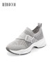 2楼瑞贝卡透气舒适飞织休闲百搭轻便跑步鞋运动鞋女鞋 商品缩略图2