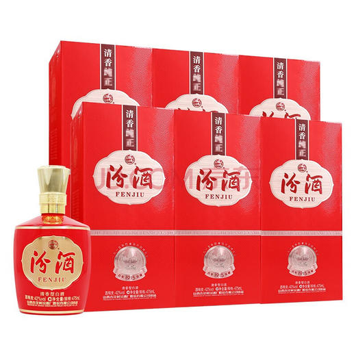 汾酒 醇柔老白汾酒475ml*6 商品图2