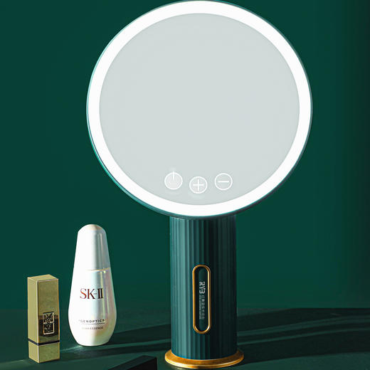 【直播间】预售10天！LED化妆镜（祖母绿色，带红黄蓝logo） 商品图0