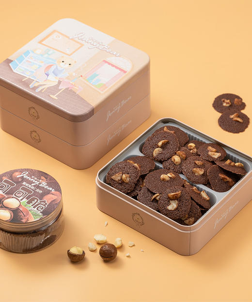 熊家族 珍妮小熊夏威夷果仁可可脆150g 商品图1