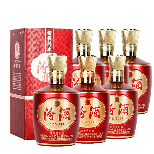 汾酒 醇柔老白汾酒475ml*6 商品图3