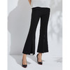 EITIE爱特爱春季新款洋气显瘦通勤百搭时尚开叉喇叭裤长裤女 商品缩略图2