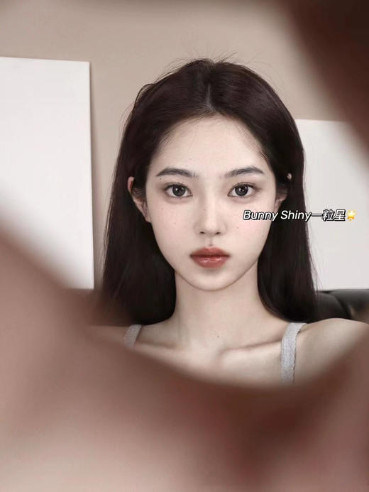 Bunny shiny 一粒星/虞美人 自带撒娇功能开启2024的浪漫温柔白月光 镜片添加mpc保湿抗敏感因子 / 染色13.2mm/年抛/硅水凝胶材质 商品图1