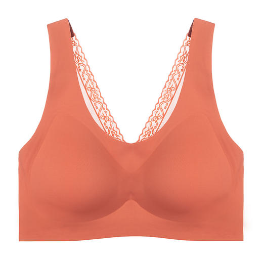 爱帝女士光面文胸无痕蕾丝美背式文胸 商品图13