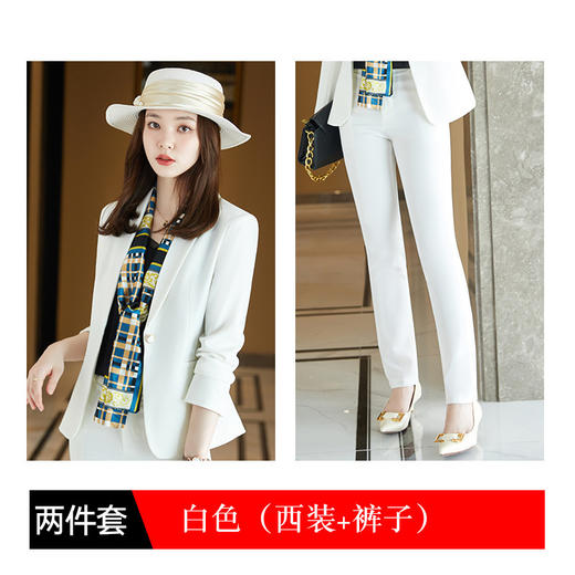 时尚气质，面试职业装西服西装外套正装套装高端工作服XZ-VV689 商品图7