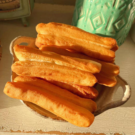 【直播专用】【酥脆超好吃泰祥健康油条40根】不含明矾，不含铝等有害物质超方便的懒人早餐不用油炸空气炸锅或者烤箱5分钟就可以吃平底锅或者微波炉都能弄800g*2袋 商品图3