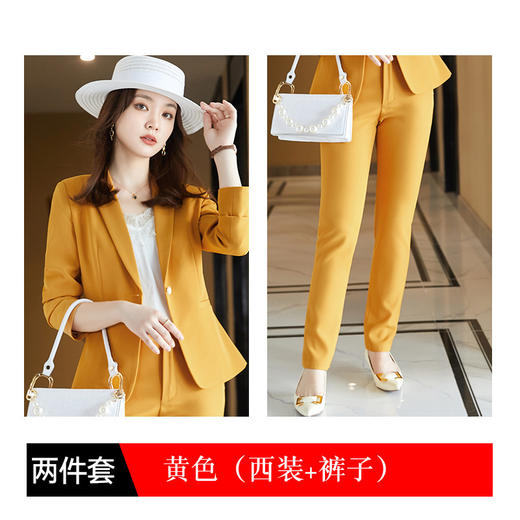 时尚气质，面试职业装西服西装外套正装套装高端工作服XZ-VV689 商品图5