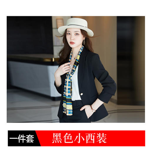 时尚气质，面试职业装西服西装外套正装套装高端工作服XZ-VV689 商品图8