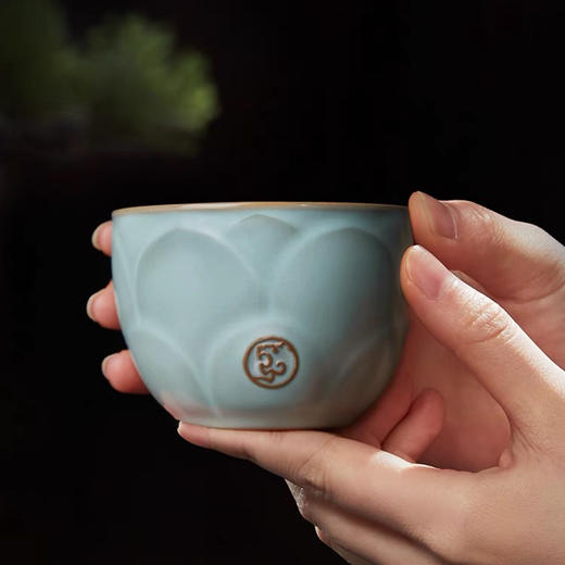 东道汝窑·寅虎连升杯（2022壬寅天青） 商品图1