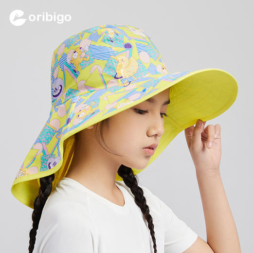 【清仓 不退换】Oribigo亲子款渔夫防晒帽 | 原创印花设计、舒适亲肤、柔软轻盈、有效防晒【HZ】 商品图9