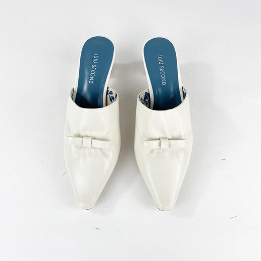 IUIU SECOND夏季时尚简约饰扣穆勒拖凉拖鞋 商品图1