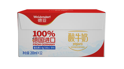 德亚原味酸奶200ML*12 整箱 YY 商品图1
