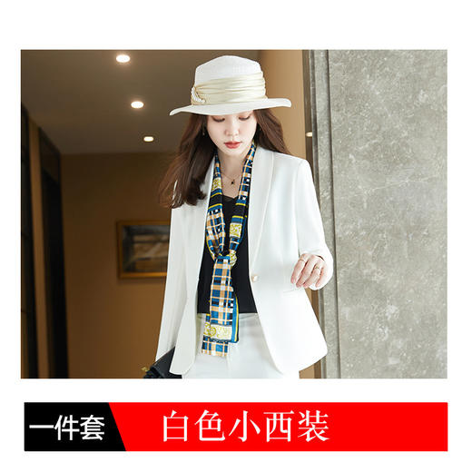 时尚气质，面试职业装西服西装外套正装套装高端工作服XZ-VV689 商品图4