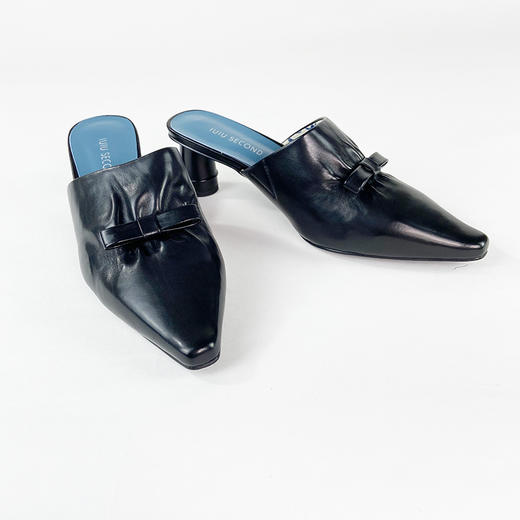 IUIU SECOND夏季时尚简约饰扣穆勒拖凉拖鞋 商品图6