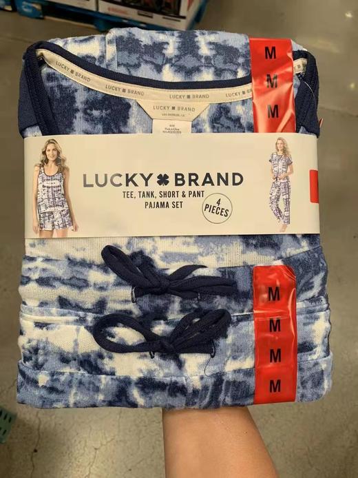 Lucky Brand 女士居家服睡衣四件套装套装包含短袖➕背心➕长裤➕短裤，P 商品图5