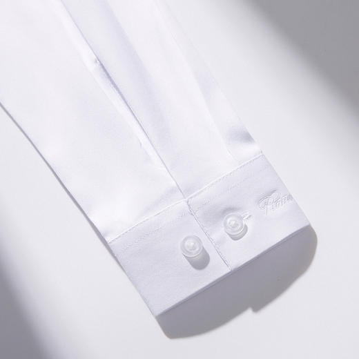 【精美刺绣】罗蒙春季女装长袖衬衫女士正装商务通勤职业工装棉质衬衣 商品图10