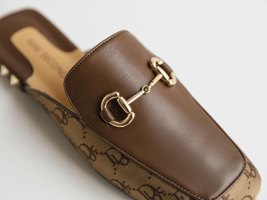 IUIU SECOND夏季穆勒拖时尚马衔扣拖鞋 商品图2