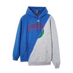 DDVR/岚褛 蓝灰拼接分列式Hoodie 商品图0